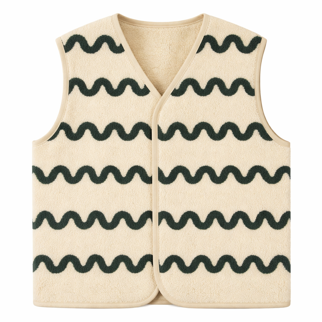 Pre order teddy gilet wave