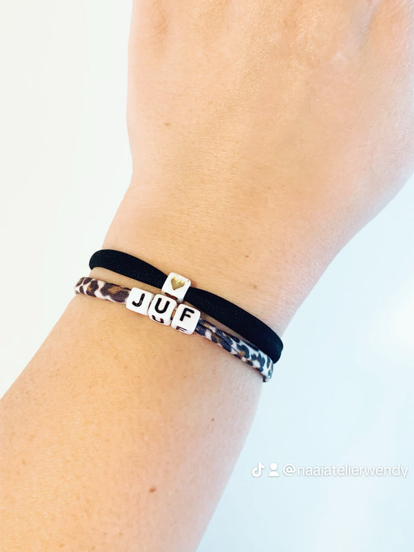 Armbandje Juf set