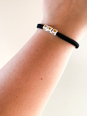 Armband met hartje