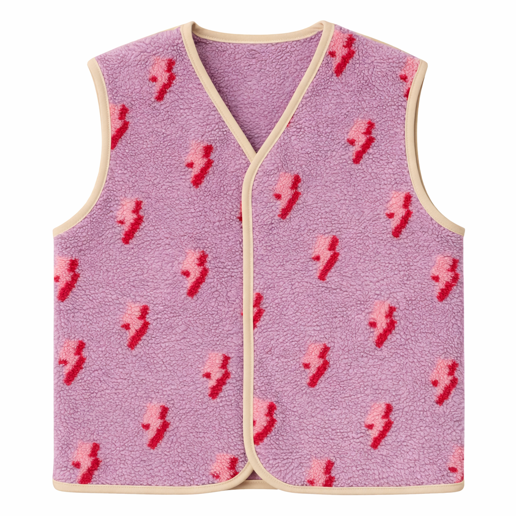 Pre order teddy gilet bliksem