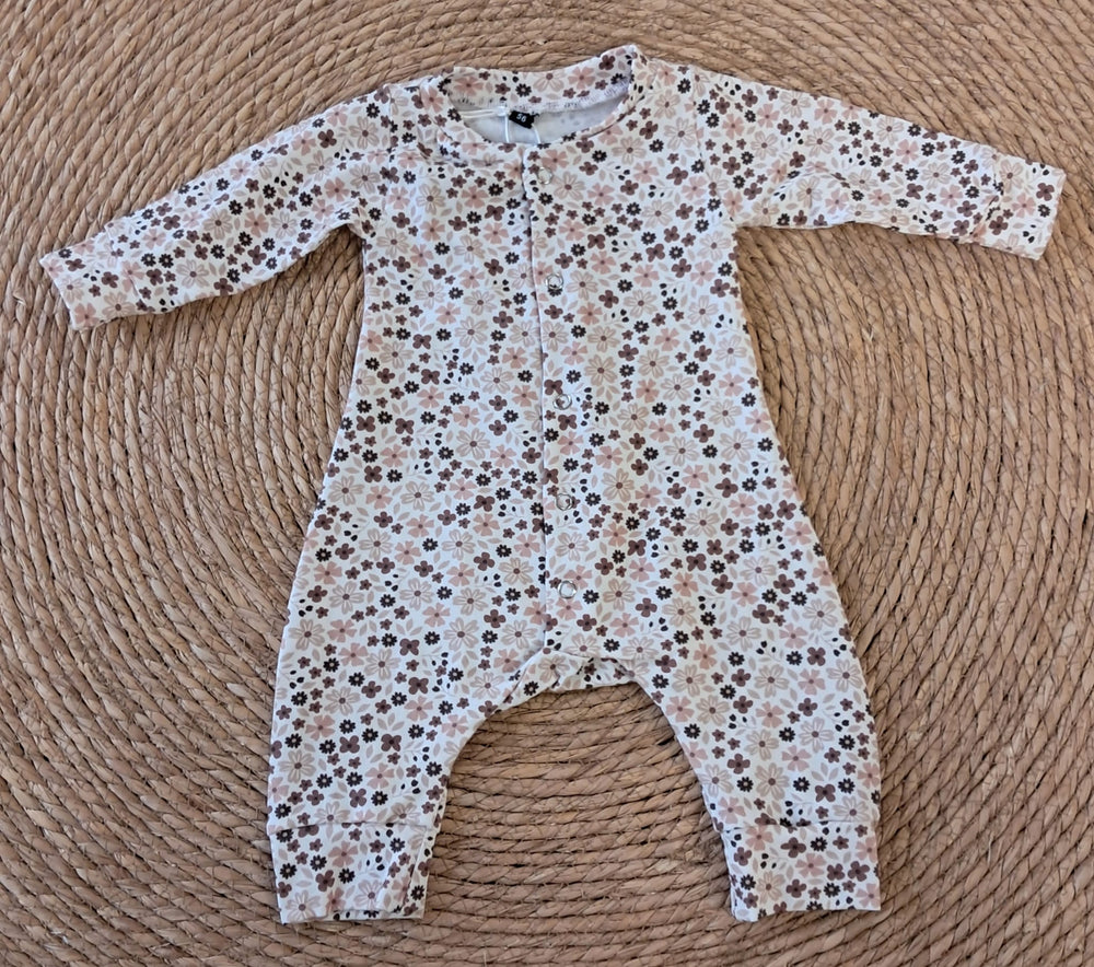 Boxpakje bloem bruin paars