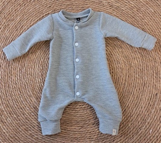 Boxpakje rib grijs
