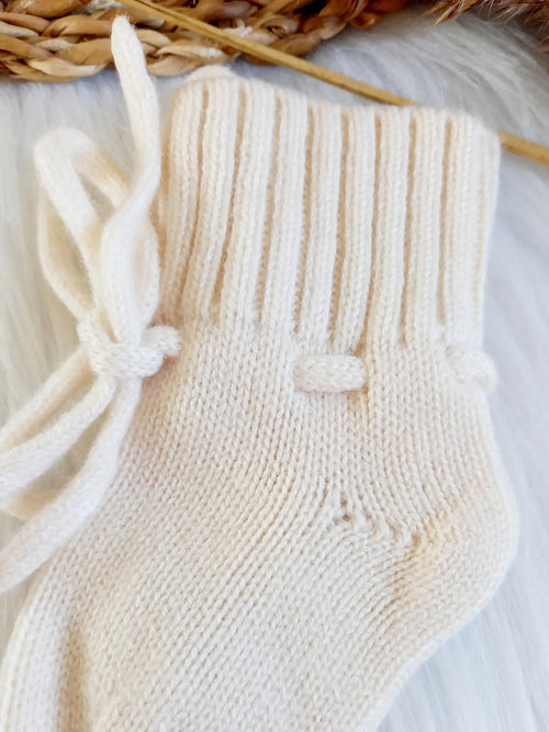 Merino wollen slofjes