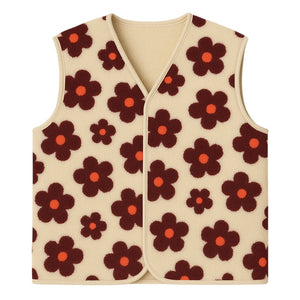 LAATSTE KANS! Teddy gilet bloem