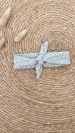 Haarband millefleur taupe