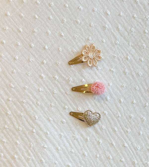 Set van 3 haarspelden