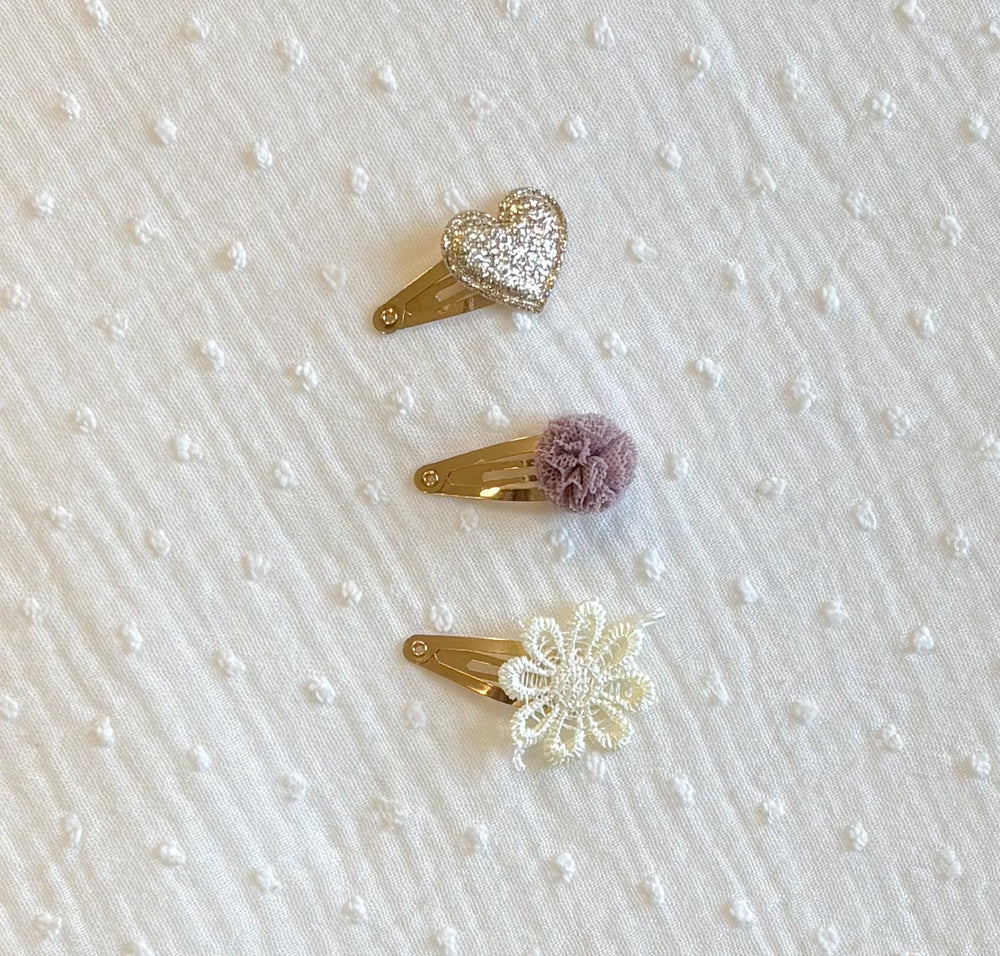 Set van 3 haarspelden