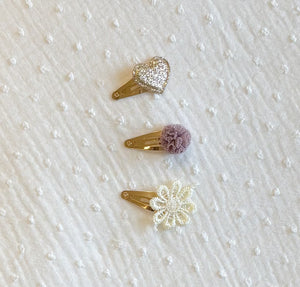 Set van 3 haarspelden