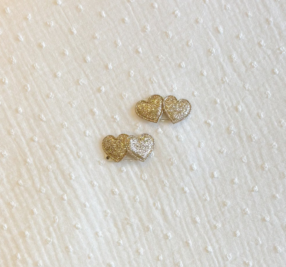 Haarspeld antislip hartjes