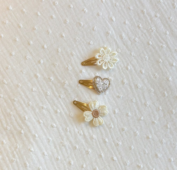 Set van 3 haarspelden